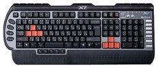 Клавиатура A4Tech X7-G800MU Black/Grey PS/2