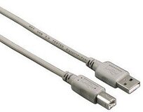Кабель HAMA USB 2.0 A (M) - B (M), 1.5м (H-53722)