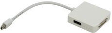 Переходник Telecom Mini DisplayPort (M) - Display Port/HDMI/DVI (TA554)