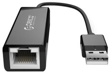 Ethernet адаптер Orico UTJ-U3-BK