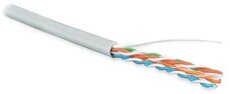 Кабель витая пара Hyperline UUTP4-C5E-S24-IN-PVC-GY-100