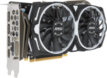 Видеокарта AMD (ATI) Radeon RX 570 MSI PCI-E 4096Mb (RX 570 ARMOR 4G OC)