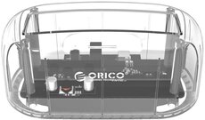 Док-станция для HDD Orico 6139U3 Clear