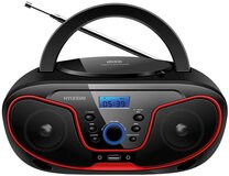 Аудиомагнитола Hyundai H-PCD180 Black/Red