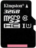 Карта памяти 32Gb MicroSD Kingston Canvas Select Class 10 (SDCS/32GBSP)