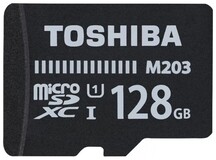 Карта памяти 128Gb MicroSD Toshiba M203 Class 10 + SD адаптер (THN-M203K1280EA)
