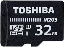 Карта памяти 32Gb MicroSD Toshiba M203 Class 10 + адаптер (THN-M203K0320EA)