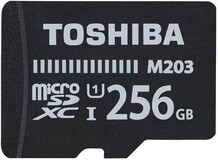 Карта памяти 256Gb MicroSD Toshiba M203 Class 10 + Adapter (THN-M203K2560EA)