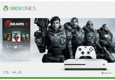 Игровая приставка Microsoft XBOX One S 1Tb White (234-01030) + Gears 5