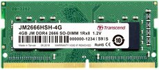 Оперативная память 4Gb DDR4 Transcend 2666Mhz SO-DIMM (JM2666HSD-4G)