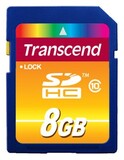 Карта памяти 8Gb Transcend SDHC Class 10 (TS8GSDHC10)