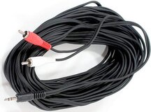 Кабель VCOM 3.5 Jack (M) - 2xRCA (M), 10м (VAV7183-10M)