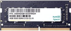 Оперативная память 4Gb DDR4 2133MHz Apacer SO-DIMM (AS04GGB13CDTBGH)
